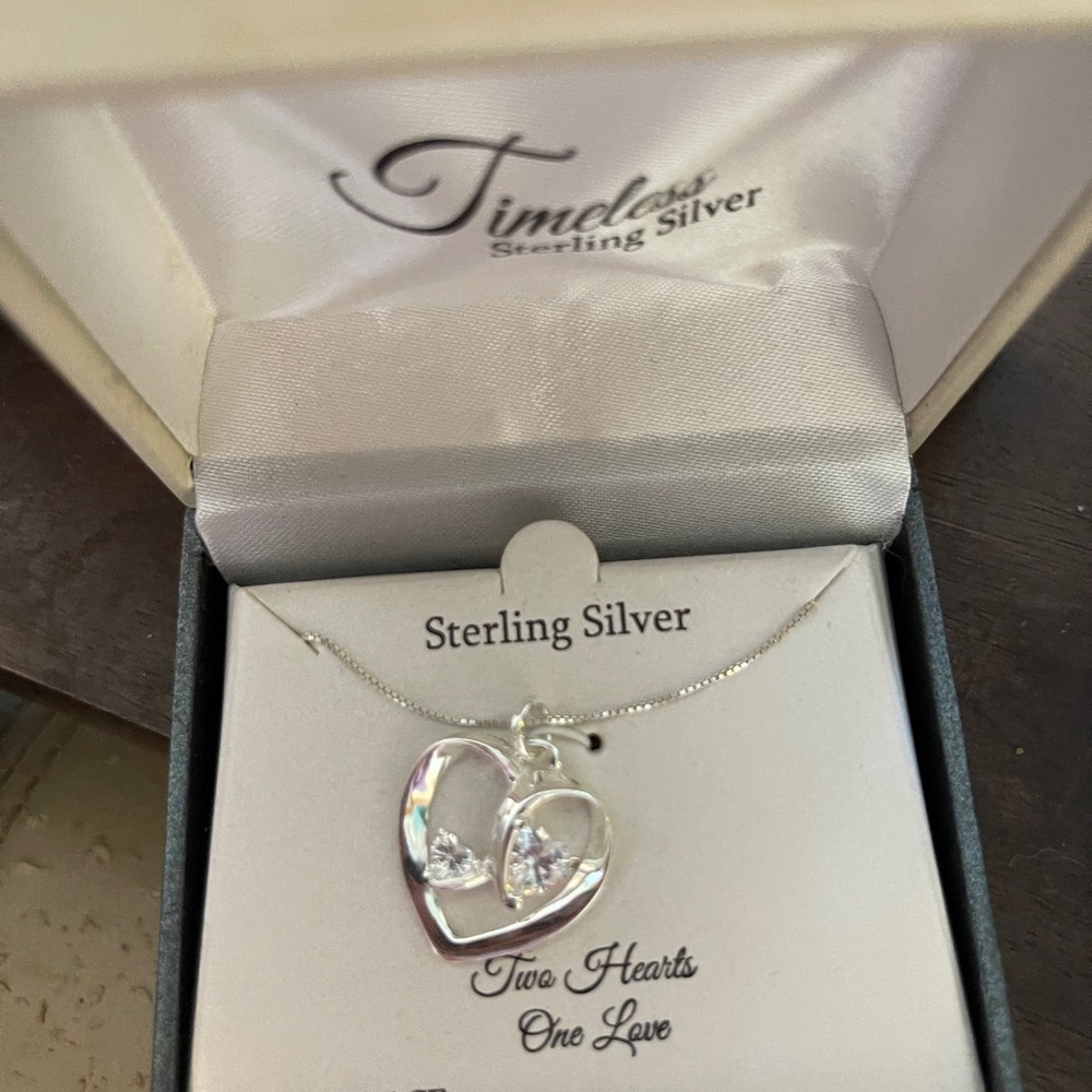 Two Hearts, One Love Pendant